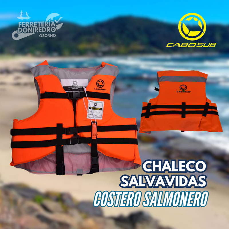 Chaleco Salvavidas Costero/Salmonero