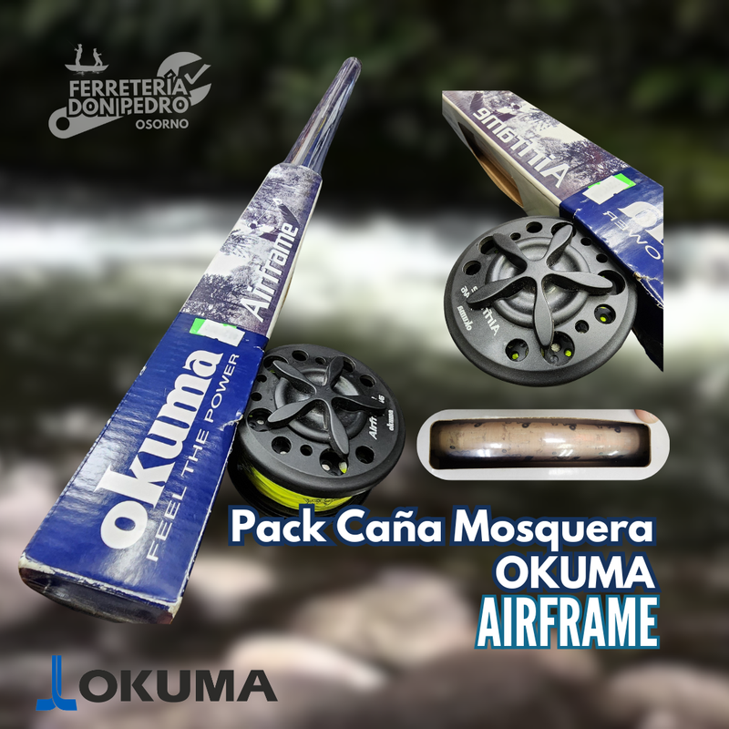 Pack Caña Mosquera Okuma Airframe 2.75 / 4-6