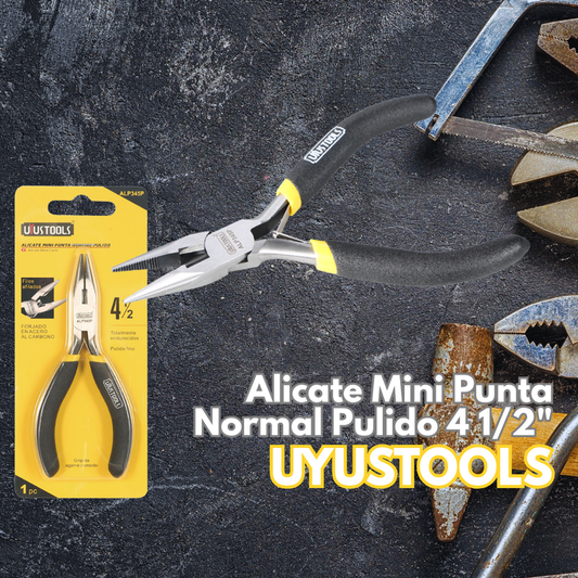 Alicate Mini Punta Normal Pulido 4 1/2"
