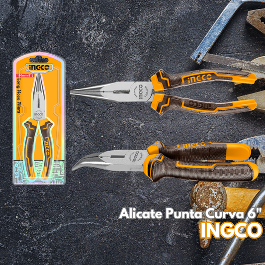 Alicate Punta Curva 6"
