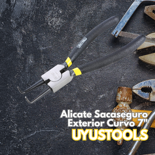 Alicate Sacaseguro Exterior Curvo  7"