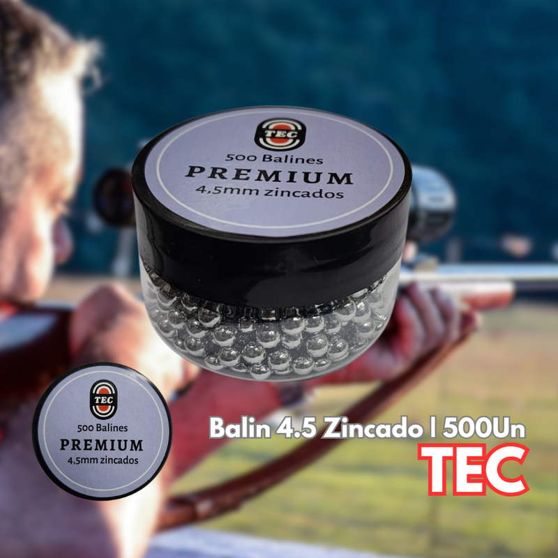 BALIN 4.5mm ZINC 500Un - TEC