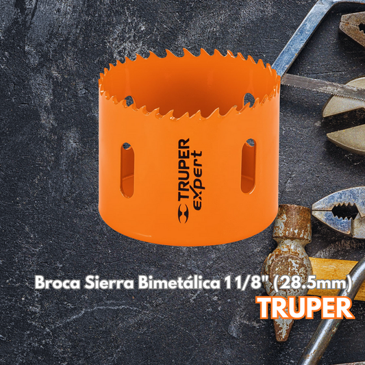 Broca Sierra Bimetálica 1 1/8" (28.5mm)