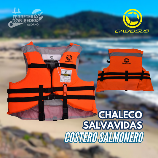 Chaleco Salvavidas Costero/Salmonero