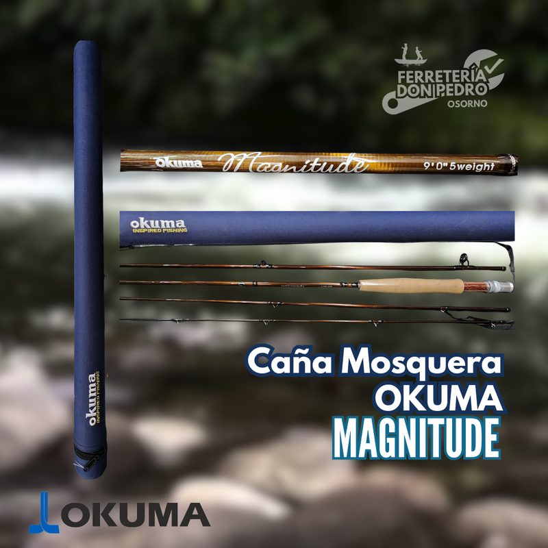 Caña Mosquera Okuma Magnitude 2.75 / 5 / 4CUERPOS
