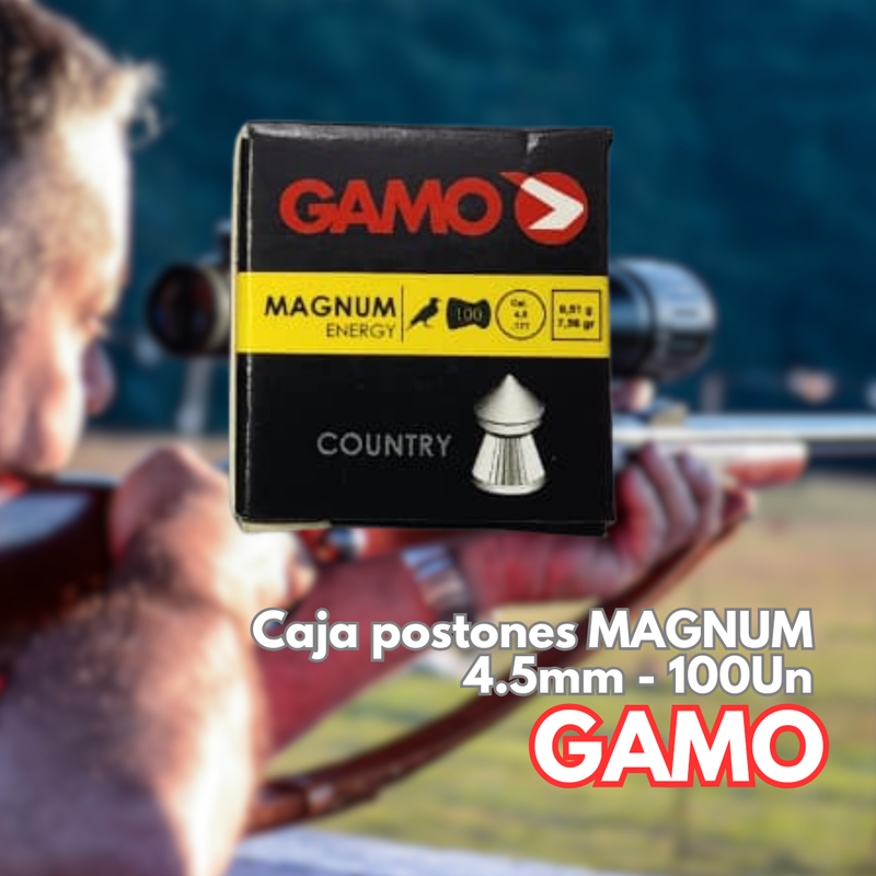 POSTÓN 4.5 GAMO MAGNUM CAJA 100Un