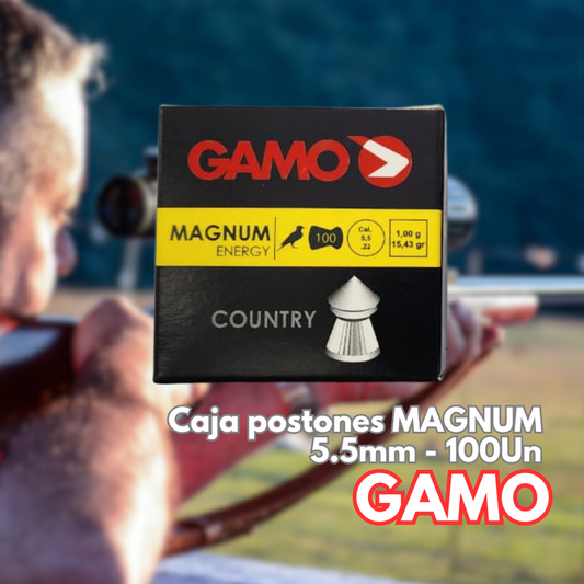 POSTÓN 5.5 GAMO MAGNUM CAJA 100Un