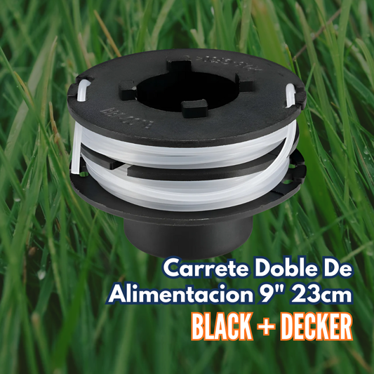 Carrete Desbrozadora Doble De Alimentacion  9" 23cm