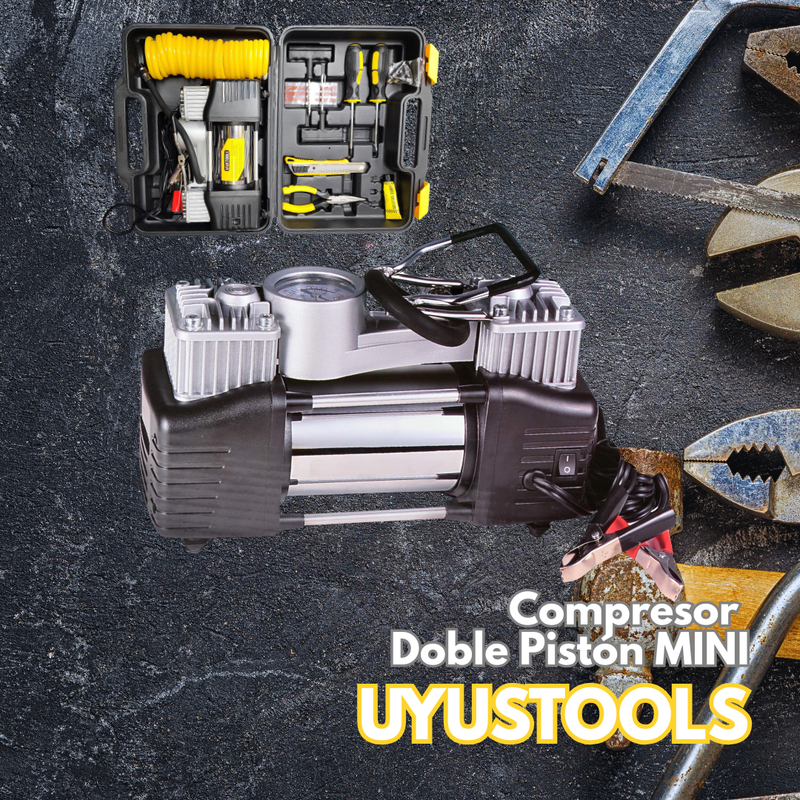Compresor Mini Doble Piston 300W