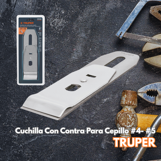 Cuchilla Con Contra Para Cepillo #4- #5