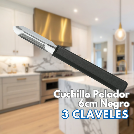 Cuchillo Pelador 6cm - 3 Claveles
