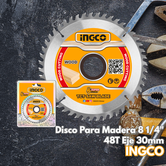 Disco Para Madera 8 1/4" 48T Eje 30mm