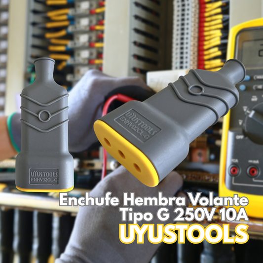 Enchufe Hembra Volante Tipo G 250V 10A