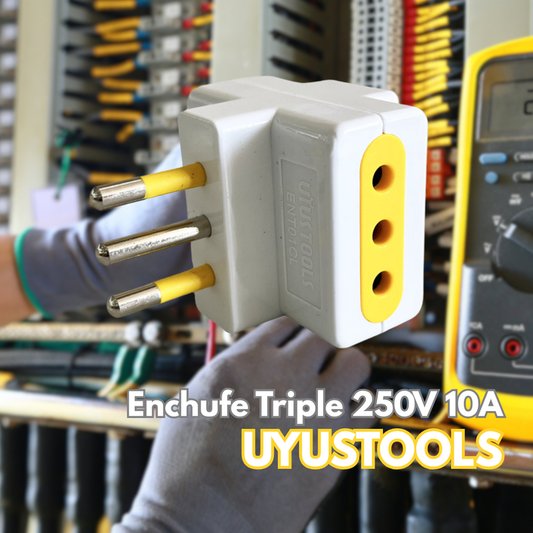 Enchufe Triple 250V 10A