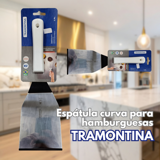 ESPÁTULA CURVA PARA HAMBURGUESA TRAMONTINA