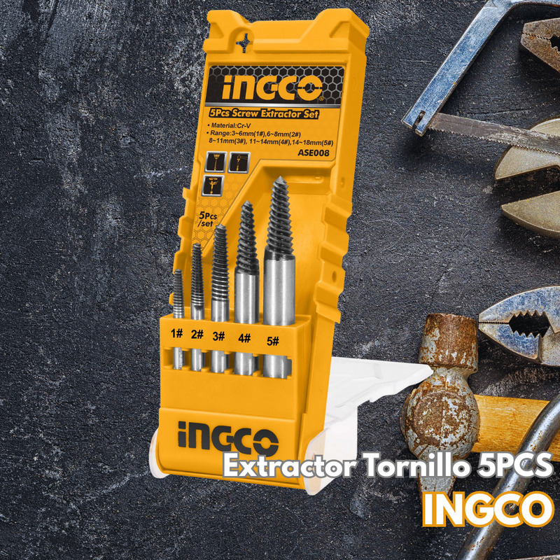 Extractor Tornillo 5PCS