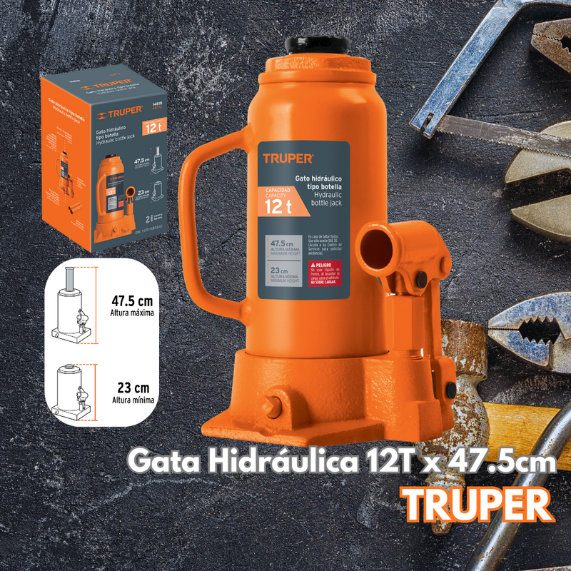 Gata Hidráulica 12T x 47.5cm