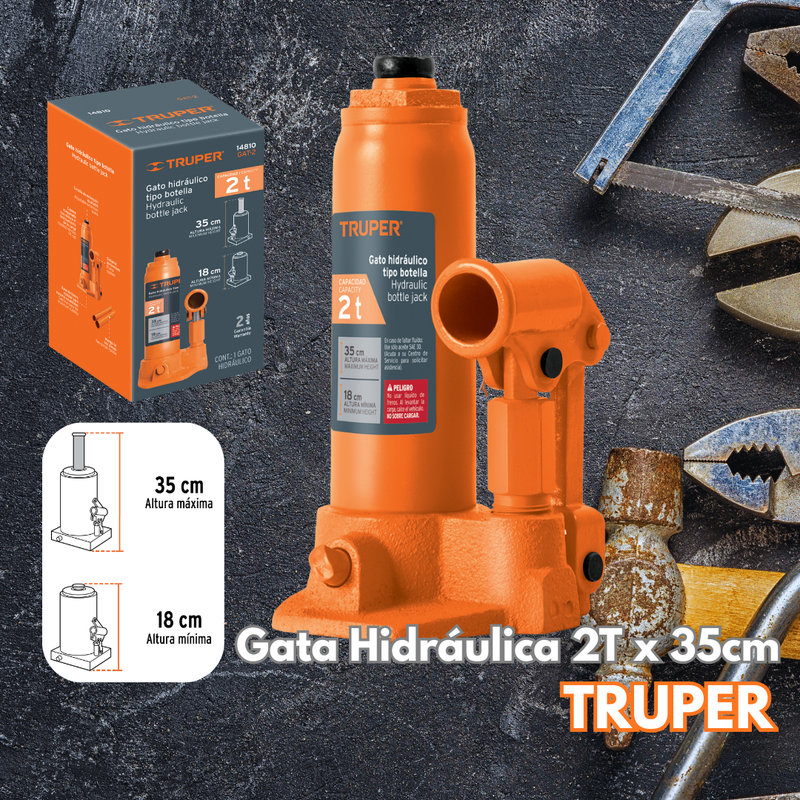 Gata Hidráulica 2T x 35cm