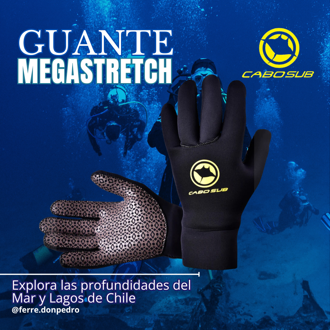 Guantes Buceo Megastretch 3mm