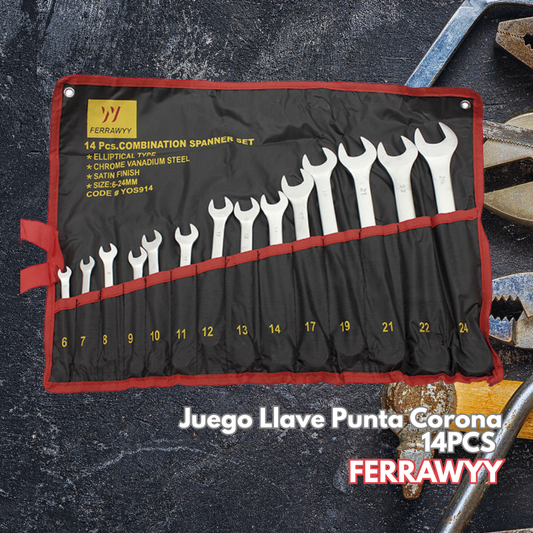 Juego Llave Punta Corona 14PCS