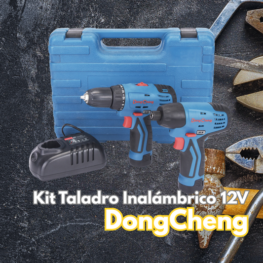 Kit Taladro Inalambrico 12V