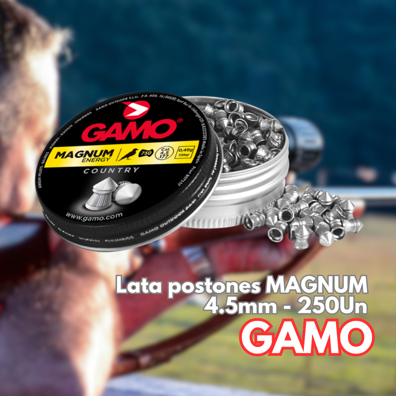 POSTÓN GAMO 4.5 MAGNUM 250Un