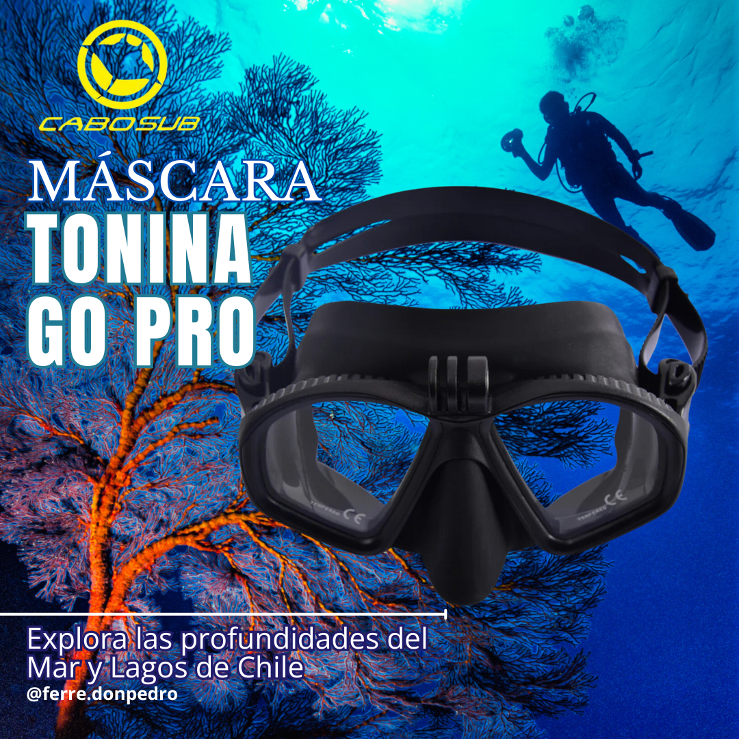 Máscara Buceo Tonina Go PRO