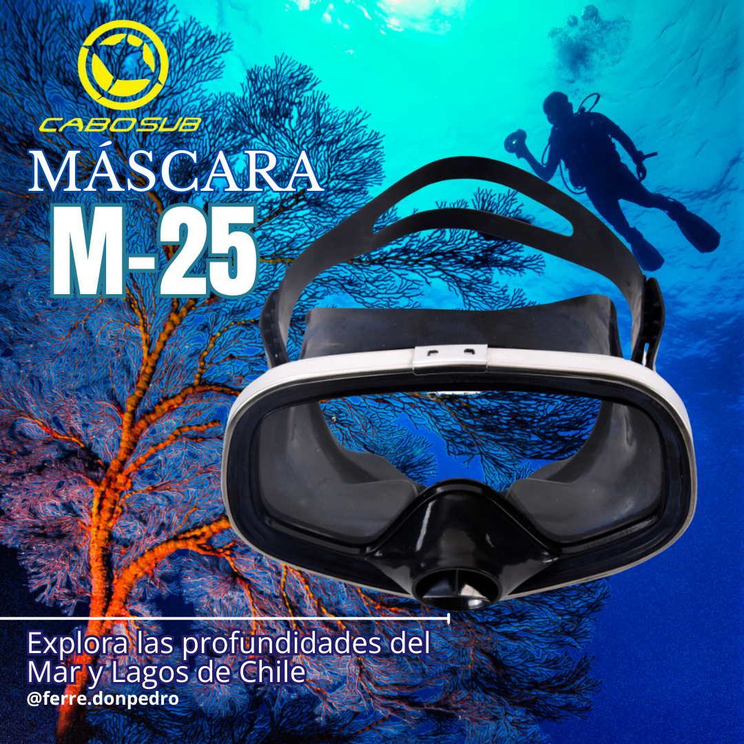 Máscara Buceo M-25 Goma