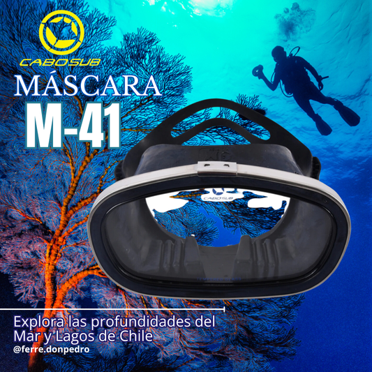 Máscara Buceo M-41 Goma