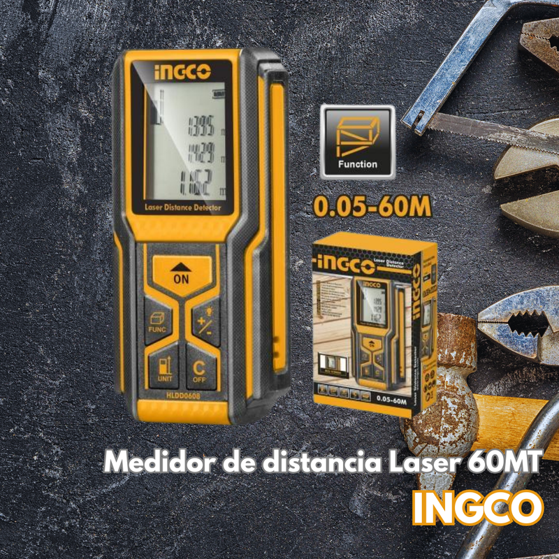 Medidor de distancia Laser 60MT