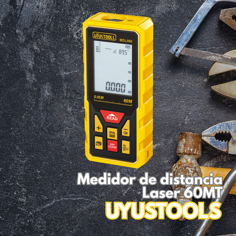 Medidor de distancia Laser 60MT