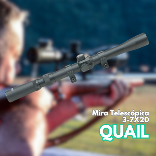 MIRA TELÉSCOPICA QUAIL 3-7 X 20