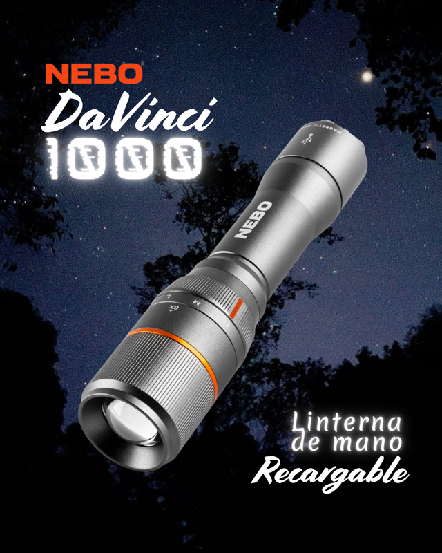 Linterna Nebo Davinci 1000