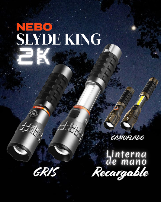 LINTERNA NEBO SLYDE KING 2K