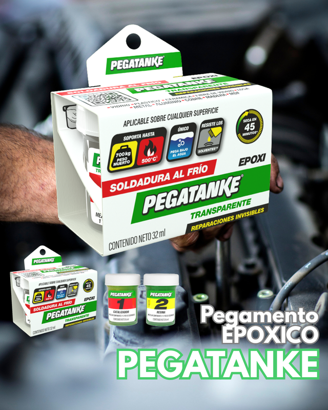 Pegatanke Transparente Soldadura En Frio