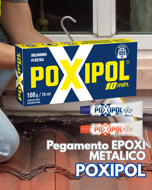 POXIPOL METÁLICO 21G