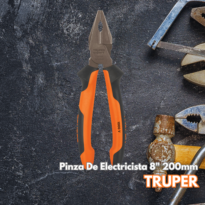 Pinza De Electricista 8" 200mm