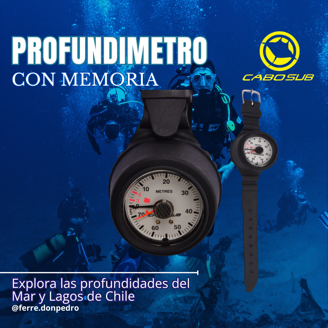 Profundimetro Con Memoria Cabo Sub