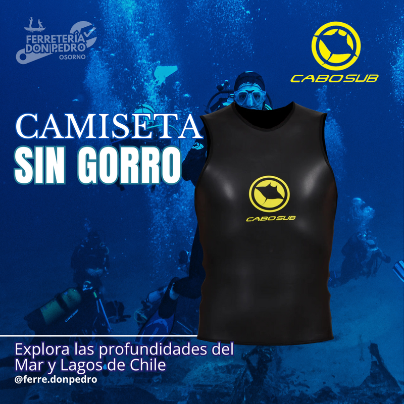Camiseta Buceo sin Gorro 3mm XL