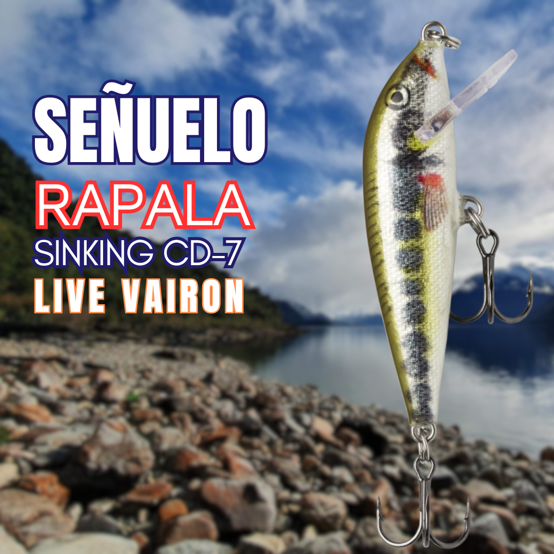 Rapala Sinking CD-7 Live Vairon