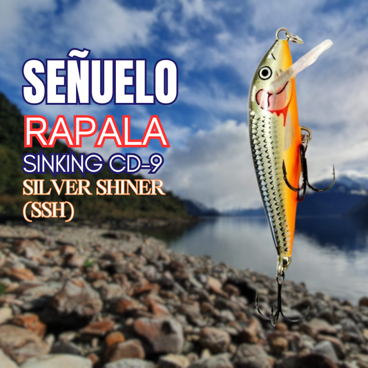 Rapala Sinking CD-9 Silver Shiner