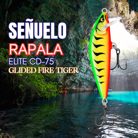 Rapala Elite CountDown CDE75 Gilded Fire Tiger