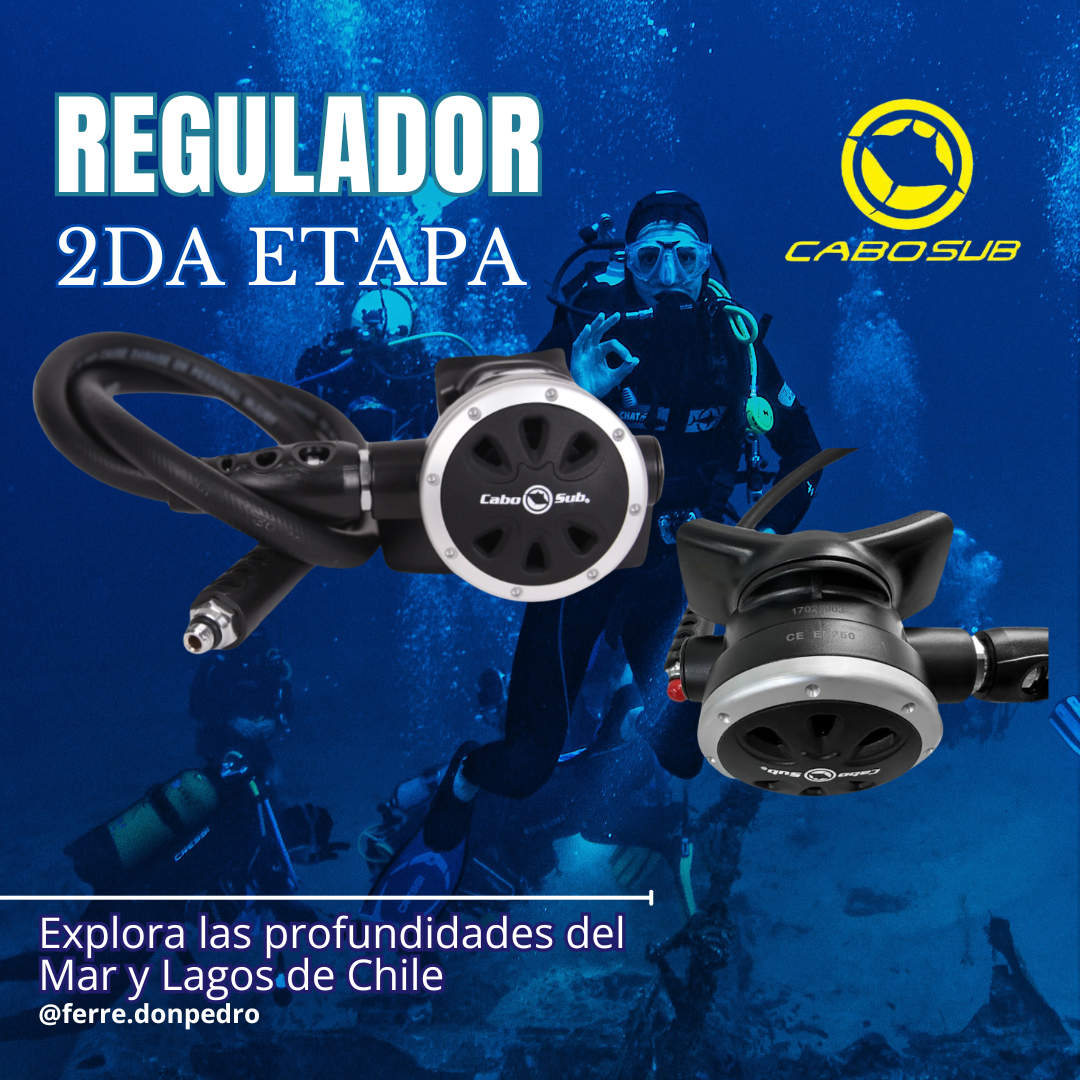 Regulador 2ª Etapa Rg-1 No-ajustable C/cubierta Aluminio