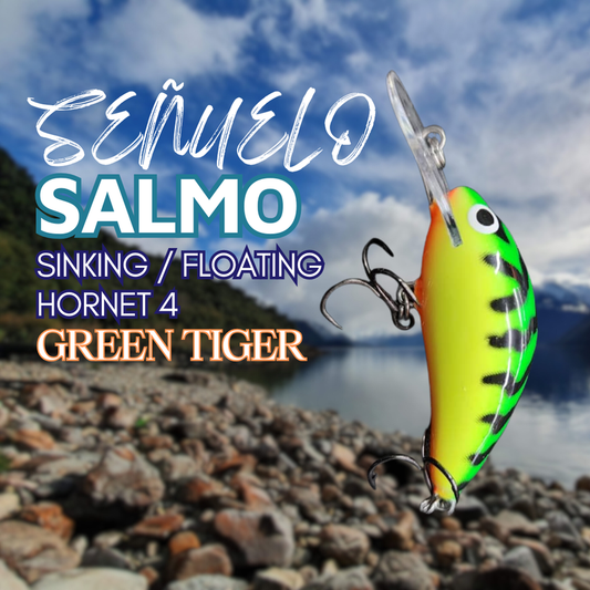 Salmo Hornet 4 Sinking Green Tiger