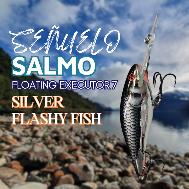 Salmo Floating Executor 7 Silver Flashy Fish