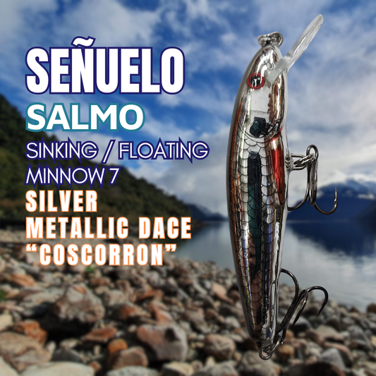 Salmo Minnow 7 Silver Metallic Dace