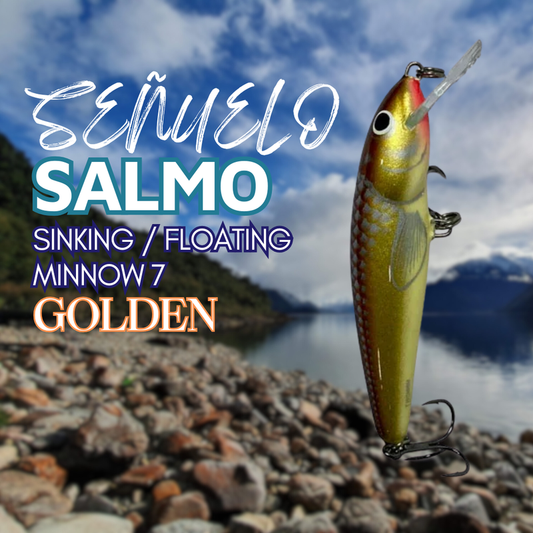 Salmo Minnow 7 Floating Golden Minnow