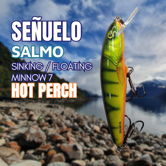 Salmo Sinking Minnow 7 Hot Perch
