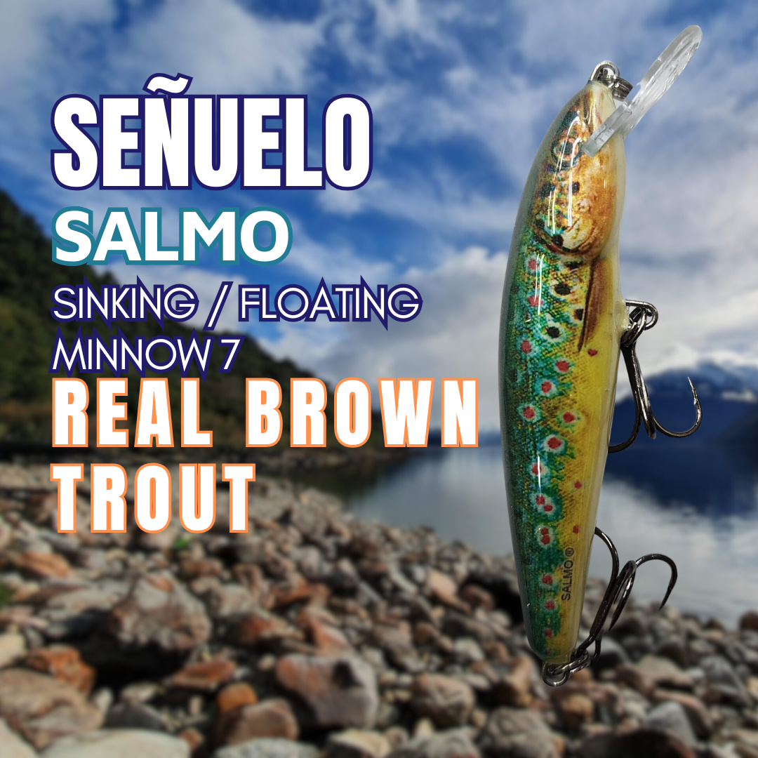 Salmo Sinking Minnow 7 Real Brown Trout
