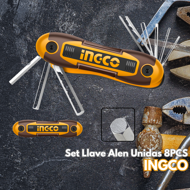 Set Llave Alen Unidas 8PCS (HHK14081)